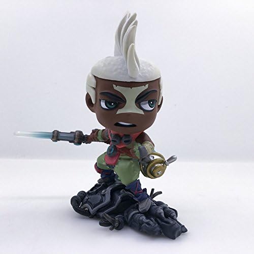 do1n LOL League of Legends EKKO Figure PVC Decoration Figurine Statue Toy Gift