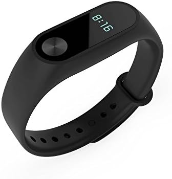 Pulseira Extra para Mi Band 2 Colorida e Película, Preto