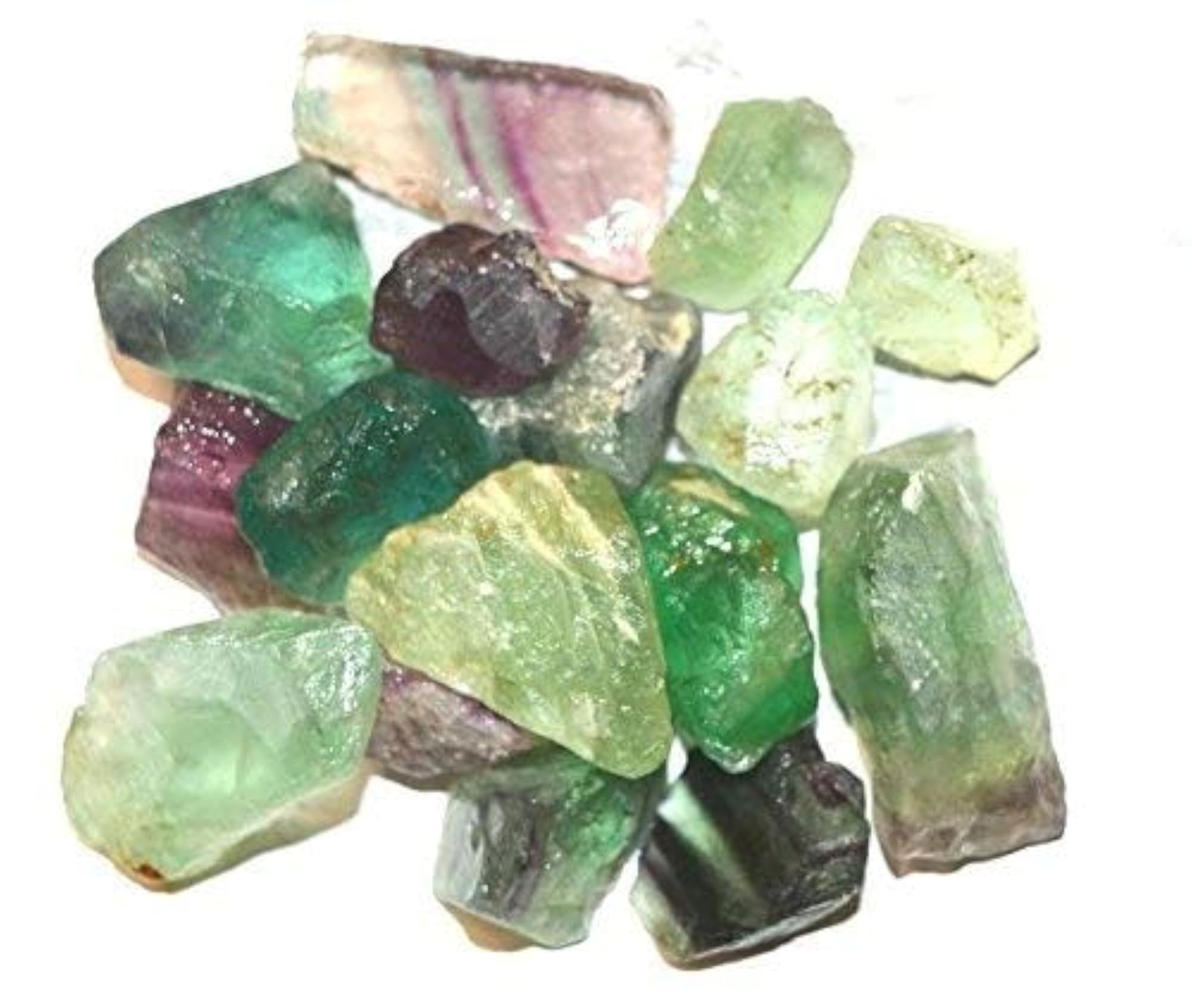 Zentron Crystal Collection Natural Rough Rainbow Fluorite, 1 Pound