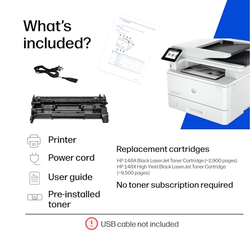 Image of HP LaserJet Pro 4101fdn Laser Multifunction Printer - Monochrome