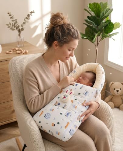 Image of VOIDROP Baby Sleeping Bag for New Born, Muslin Baby Sleeping Bag 0-6 Month for Infant, Washable & Foldable Cotton Design (Car Print)