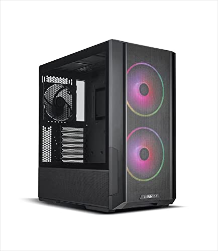 Lian Li LANCOOL 216 RGB Black ATX Mid-Tower Case, 2x160mm ARGB Fans