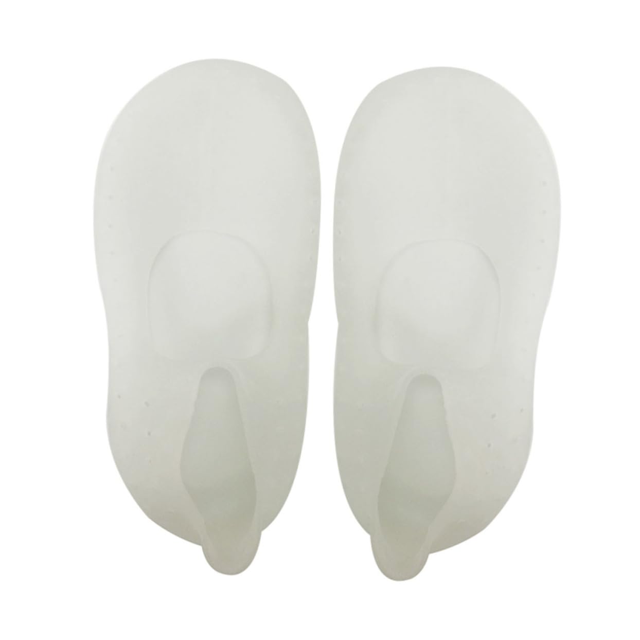 VICASKY Silicone Gel Moisturizing Socks for Dry Cracked Feet Cracking Breathable Boat Socks White Reusable Compatible with All Shoe