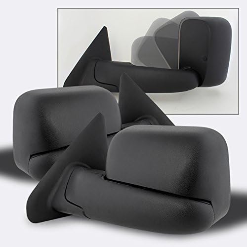 AKKON - For 02-08 Dodge Ram Extendable Towing Power Telescoping Wide Angle Side Mirrors Left + Right Pair