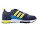adidas ZX 700 High-Definition Mens Shoes Size 10.5, Color: Collegiate Navy/Acid Yellow/Sonic Aqua