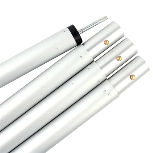 Poteau d'auvent extérieur télescopique 32 mm et poteaux de bâche de camping en aluminium