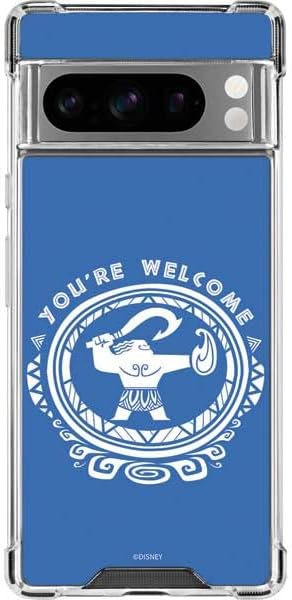 Skinit Clear Phone Case Compatible with Google Pixel 8 Pro - Officially Licensed Disney Princess Moana Portrait Design