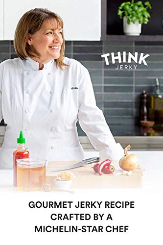 Sriracha Honey Turkey Jerky by Think Jerky — Delicious Chef Crafted Jerky — Free-Range Turkey With No Gluten or Antibiotics Added — Healthy Protein Snack Low in Calories and Fat — 1 Ounce (8 Pack)