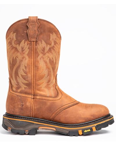 Cody James Men's 11" Decimator Western Work Boot Soft Toe - Drp-0-C2