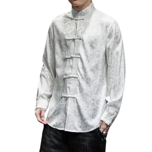 Chemisier chinois en satin pour cérémonies et soirées