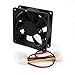 Ruilogod DC 12V 0.18A PC Computer Case CPU Cooler Wentylator 80mm x 80mm Czarny