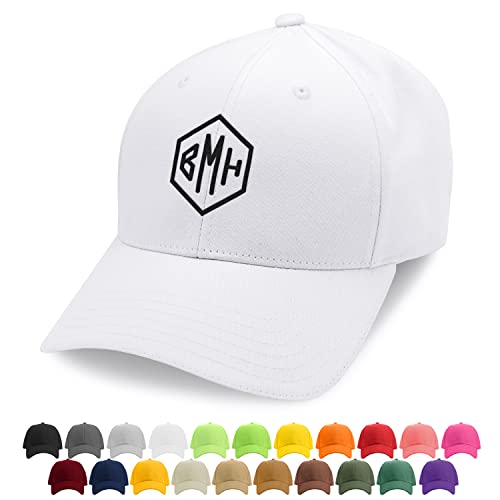 Custom Monogram Baseball Cap for Men & Women