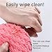 1/4pcs Makeup Remover Microfiber Cotton Pad Cosmetics Washable Makeup Towel Cleaning Sponge Skin Care Tool Washcloth(Pink)