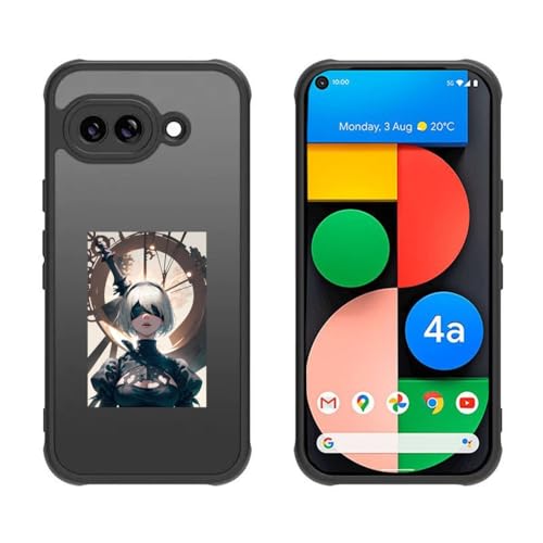 ニーア オートマタ アニメキャラクター Google Pixel 7A/8A/9A ケース スマホケース 携帯カバー レンズ保護 電話カバー 互換性のある 兼用性 手触りが良い 軽量 薄型 防塵 滑り止め 指紋防止 耐衝撃 全面保護 脱着簡単