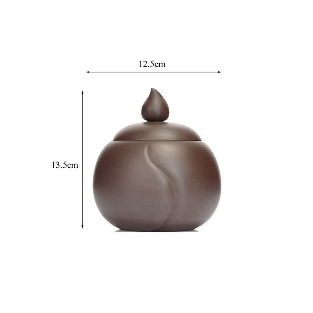 ZHAOZHAO Urns Abili Urns Adulto Bambino Adulto Pet Cremation Urn per Ashes Memorial Urn Urn Viola Sand Burial Urns At Home/B-Brown