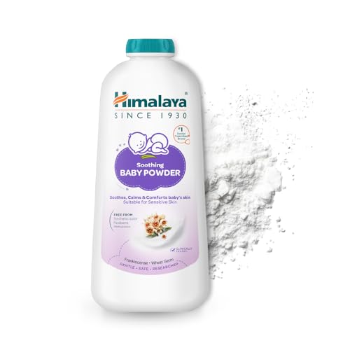 Image of Himalaya Soothing Baby Powder 400gm | No.1 Doctor-Prescribed Brand | Formulated for sensitive skin | Soothes, calms and comforts baby's skin | 99% Natural Origin Ingredients | Free from harsh chemicals