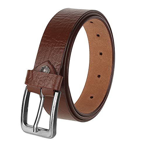 Image of USL Casual /Formal Genuine Leather Belt With Adjustable Buckle For Men