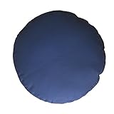 fabrizm 日本製 クッションカバー 65丸 直径65cm 用 オックス ネイビーブルー 1368-nv-nv