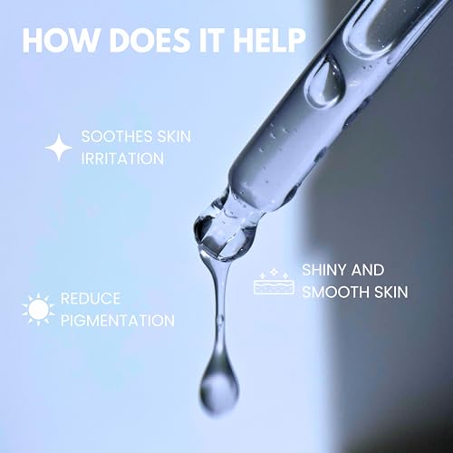 Image of Wise & Secrets Niacinamide Face Serum 10ml Vitamin B5 & White Waterlily Extract,Skin Brightening, Hydration & Pigmentation Control Reduces Dark Spots Fine Lines & Pores Lightweight Serum for All Skin