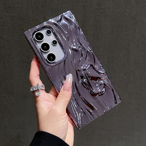 Coque Samsung A16 effet ondulé violet pour accessoiriser vos tenues urbaines