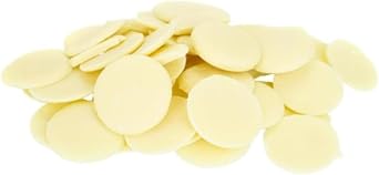 White Chocolate Buttons 500g Bag - Finest Belgian - Topping Chocolate with 30% Cocoa, Natural Vanilla, and Great Workability for Patisserie & Applications