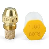 ordinarYone 80 Degree Metal Fuels Furnaces Nozzle High Efficiency Nozzel for Industrial Heating Equipment with 14 Option