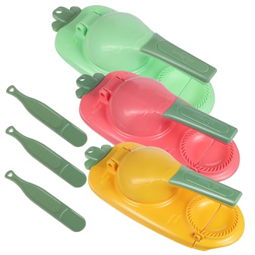 BESTOYARD 3 Pcs skin press dumpling skin maker tortilla presser purrito 2 in 1 dumpling maker machine empanada maker press mexican tortillas press dumpling press tools dough pizza pp