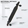 TLHB Longboard Skateboard, 41 Inch Drop Through Longboard Complete 9-Ply Nature Maple Premium Cruiser Long Board for Adults, Teens and Kids - High-Speed Bearings & T-Tool-Spaceman #1