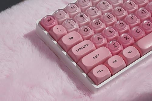 Image of ZORNHER ZH100 Foundation Mechanical Kevboard,Pink Creamy Kevboard with Number Pad,Girly Keyboard,Full Size Gaming Keyboard Cute,Jelly MOA Profile,Creamy Sounding Linear Switches