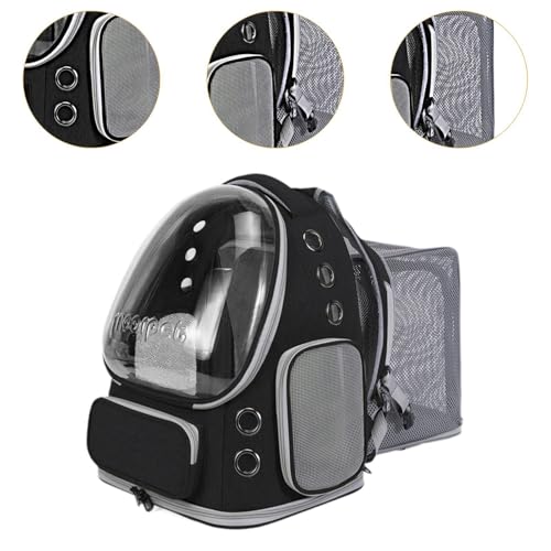 Bothyi Mochila para transportar gatos, mochila para animais de estimação, expansível, confortável, r