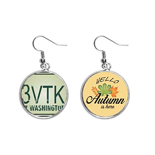 Pendentif USA feuille d'automne, le cadeau idéal pour femme