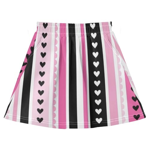 Jupe extensible pour petite fille avec short de sécurité intégré