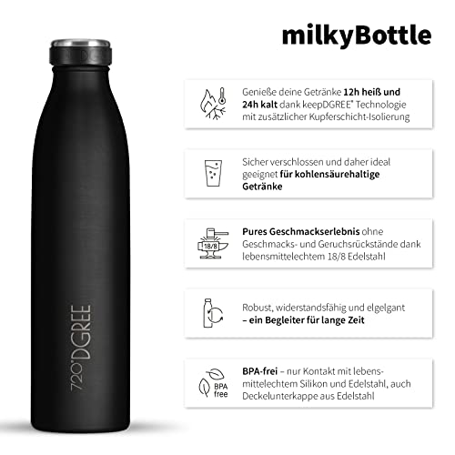 Thermo Trinkflasche aus Edelstahl von 720°DGREE