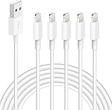 iPhone Charger,5 Pack (6 FT) VODRAIS [Apple MFi Certified] Charger Lightning to USB Cable Compatible...
