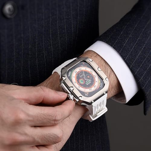 Protégez votre Apple Watch Ultra avec ce kit de remplacement titane et métal 49mm