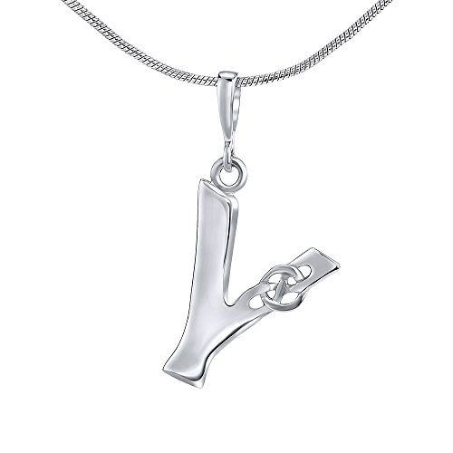 Preisvergleich Produktbild Silber Anhänger Buchstabe Y keltisch Sterling Silber 925