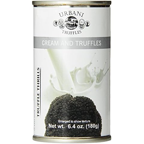 Urbani Truffles, Cream and Black Truffle Sauce - Italian Gourmet Fusion | Ideal for Pasta, Fish and Grilled Meats | Premium Quality, All Natural | Ready to Use Truffle Pasta Sauce | 6.4 oz (180g) Cover