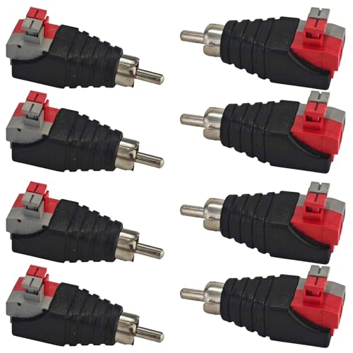 Adaptadores de cable RCA macho a altavoz pson para solucionar la compatibilidad de audio y video