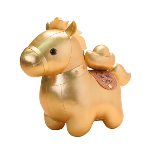 Generico Peluche Caballo Del Año Nuevo Chino | Animales De Peluche - Colgante Bolsa Fiesta Primavera,Para Niños Adultos Estudiantes Habitación Sala Coche Mochilas Carteras Viaje Vacaciones, 10 cm