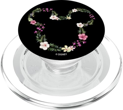 Disney Mickey & Friends Mickey Hawaiian Floral Outline Ears PopSockets PopGrip for MagSafe