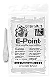 Empire Dart Softdartspitzen - E-Point - 2BA - lang - Weiss - 100 Stück