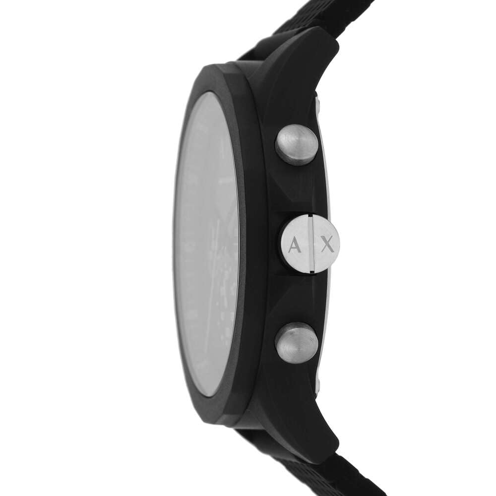 Armani Exchange Orologio per uomo, movimento cronografo al quarzo e cassa da 44 mm con cinturino in silicone
