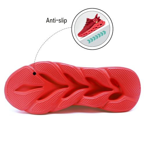 Image of DLWKIPV Men Running Shoes Men's Tennis Shoes Lightweight Breathable Fashion Sneakers Non Slip Workout Gym Shoes for Running