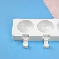 Vista 8 de Molde de silicona para paletas de helado, molde de silicona suave y liso para bricolaje, hecho en casa, helado, caramelo, pastel, molde Tipo 19