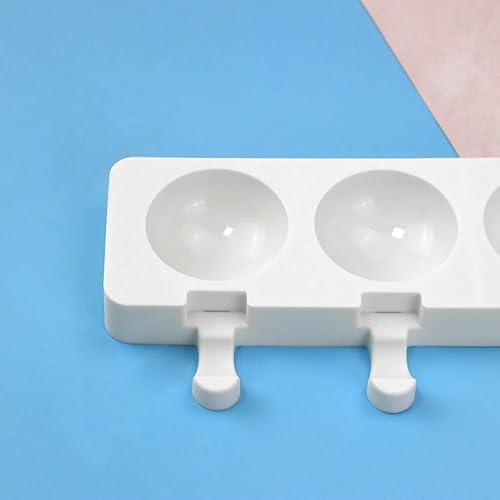 Miniatura 8 de Molde de silicona para paletas de helado, molde de silicona suave y liso para bricolaje, hecho en casa, helado, caramelo, pastel, molde