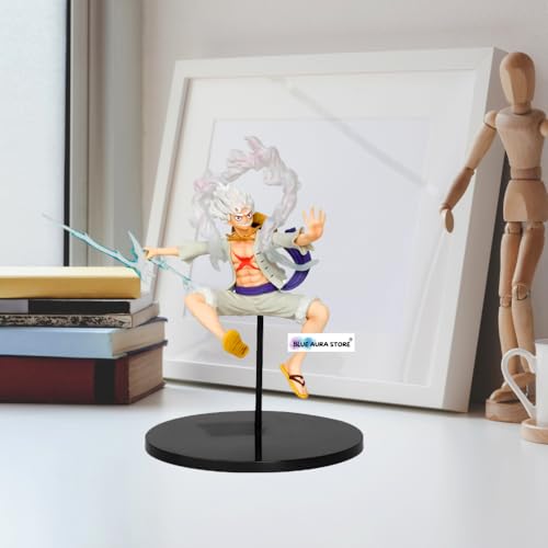Image of Blue Aura Gear 5 Monkey D Luffy Action Figure Height-21cm Multicolour PVC Collectible | Luffy in Air