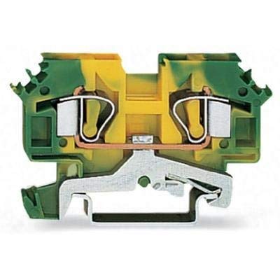 Wago 282-607/999-950 lot de 50 connecteurs de sol vert jaune pour armoire électrique