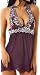 Women's Sexy Halter Babydoll Lingerie(S,Purple)
