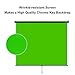 excelimage Pull-Down Green Screen Backdrop, 79”x75” Auto-Locking Chroma Key Panel with Wrinkle-Resistant Green Fabric for YouTube Videos, Music Videos, Photography, TIK Tok, or Gaming (Black Housing)