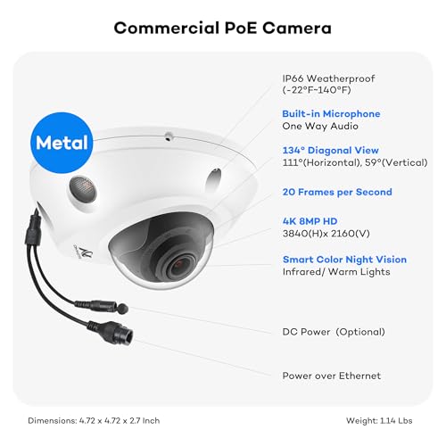 Outdoor Security Camera System with NVR